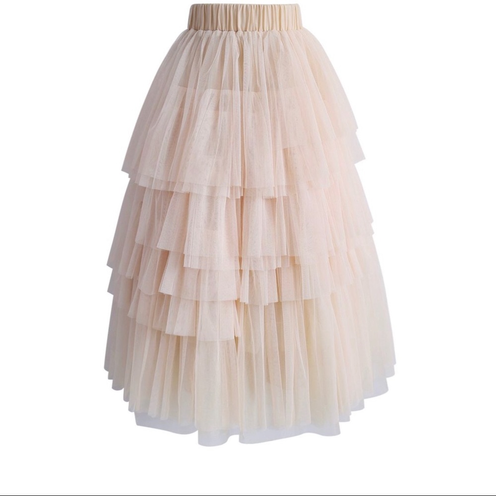 PINK TULLE SKIRT